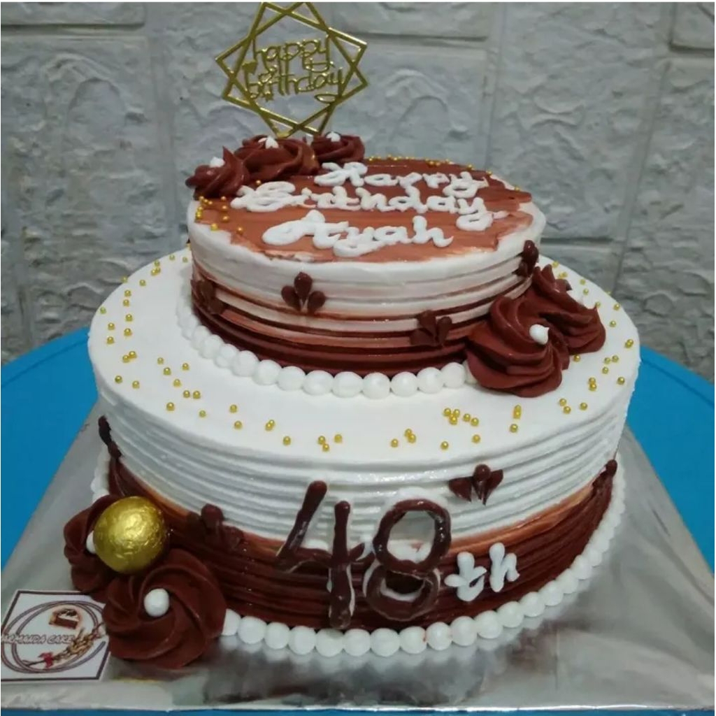 

kue ultah susun 16cm & 10cm (Susun Mini/kecil)