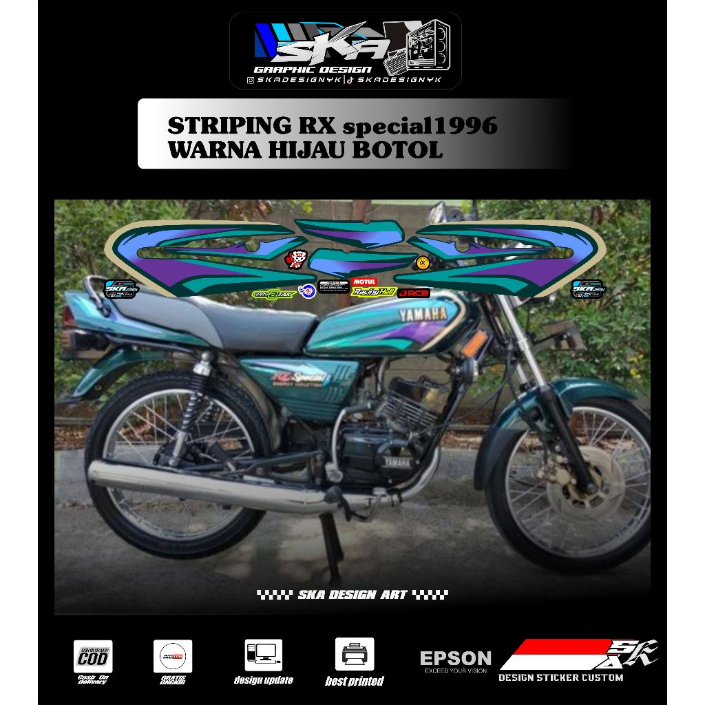 Striping rx special rx spesial tahun 1996 lokal berkualitas maxdecal