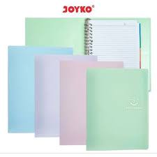 

Binder Note Ukuran A5 Joyko Warna Pastel / warna gelap