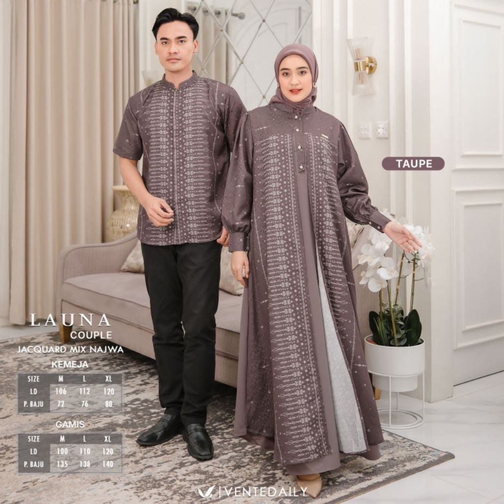 LAUNA COUPLE BY VENTE DAILY GAMIS SARIMBITAN