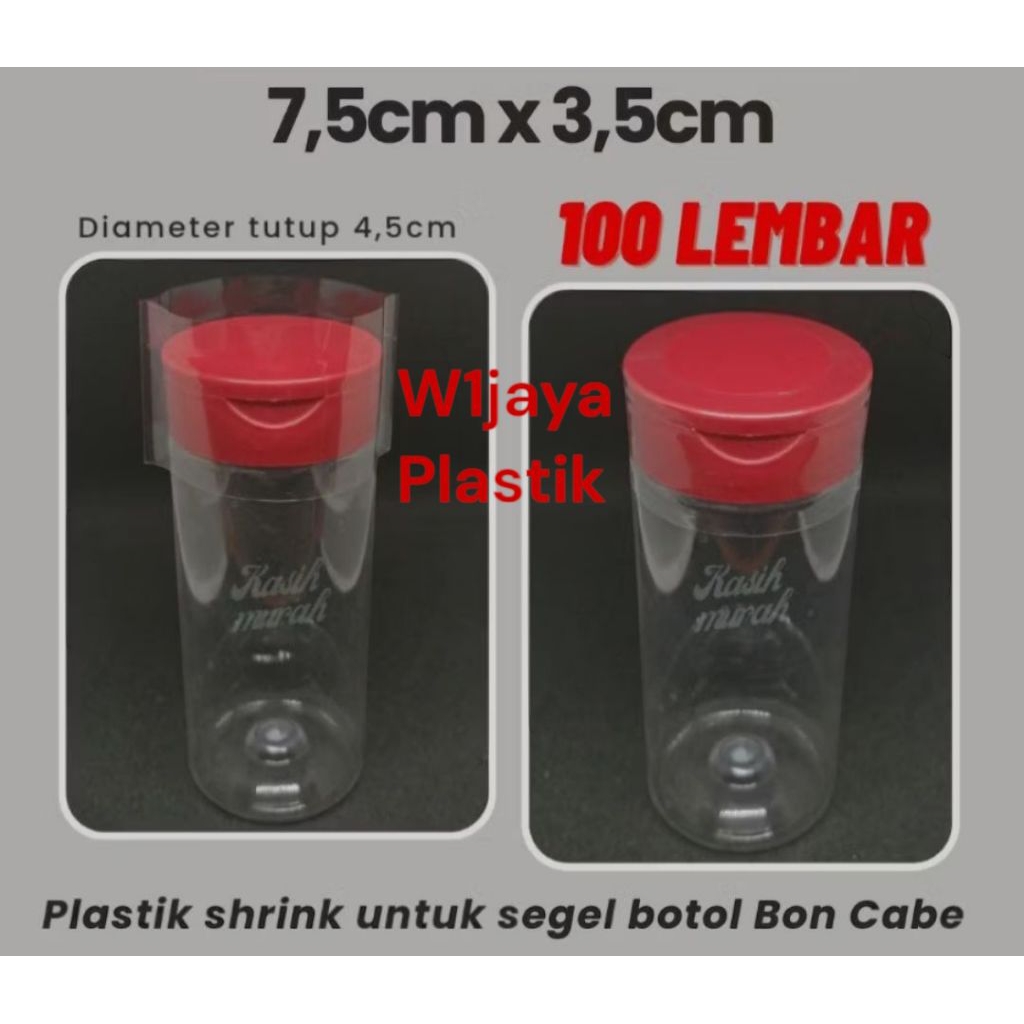 Plastik Segel Untuk Tutup Botol Bon Cabe