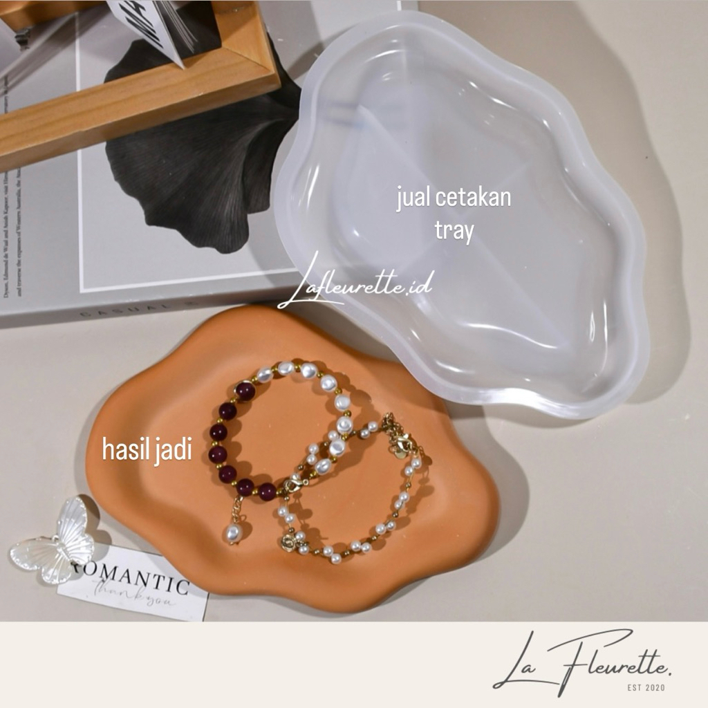 cetakan silikon nampan / cetakan resin perhiasan / cetakan resin oval / cerakan resin pajangan / cet
