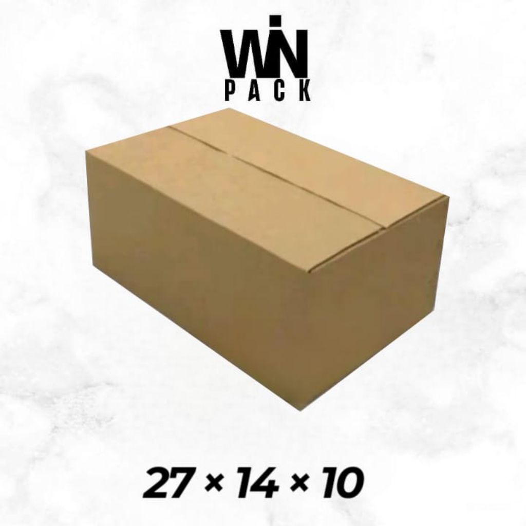 

kardus packing ukuran 27x14x10