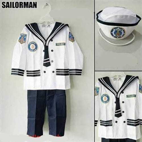 TERMURAH JUAL SERAGAM POPEYE / PELAUT ANAK,SERAGAM POPEYE / PELAUT CILIK,SERAGAM PROFESI,BAJU CARNAV