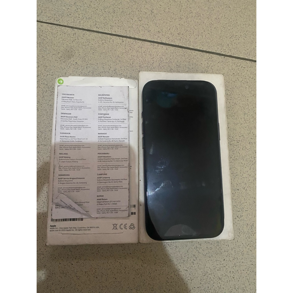 IPHONE 15 128gb Ex ibox minus mati