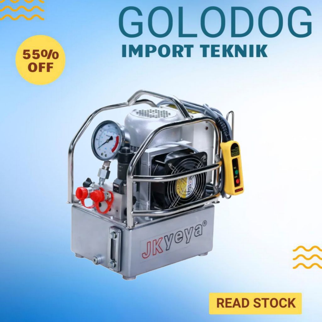 Pompa Torsi Electric Hydraulic Torque Wrench Pump 8L 4 Outlet Pompa Torsi