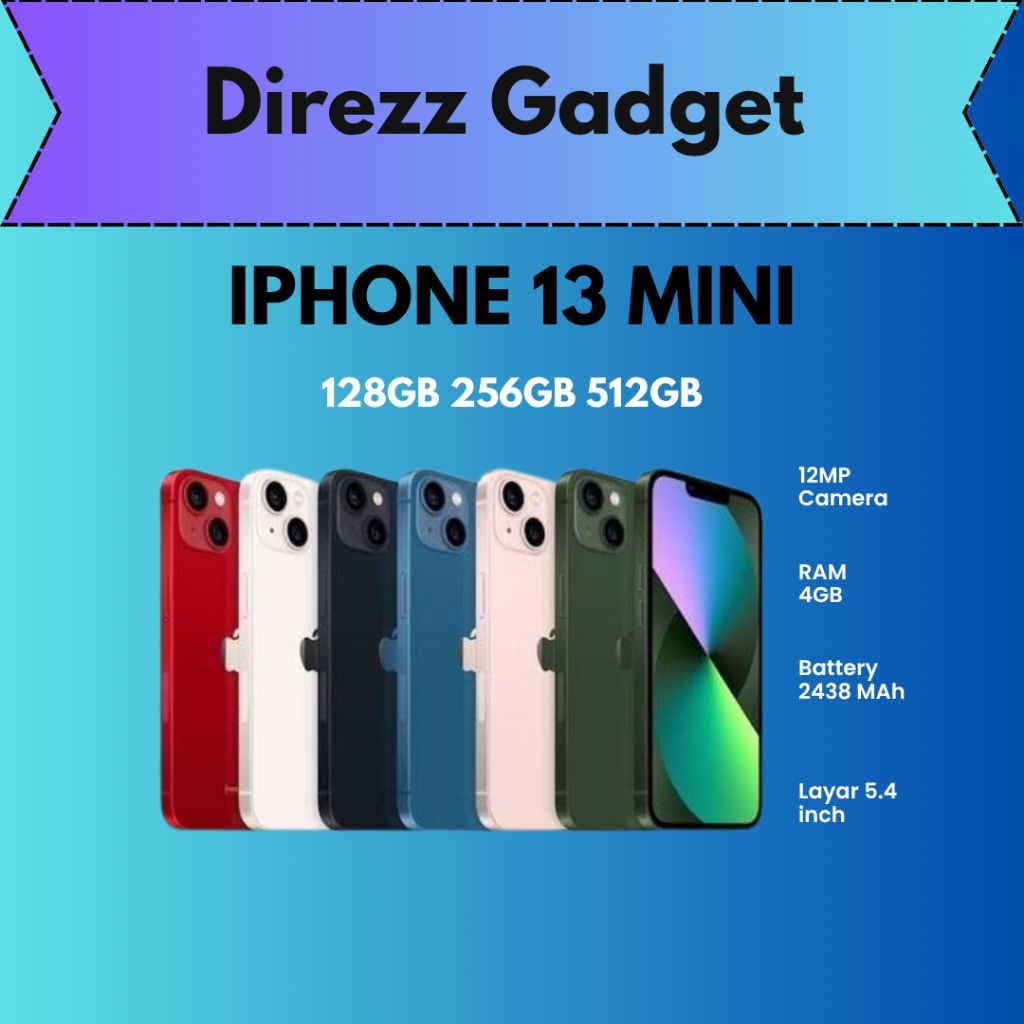 iPhone 13 Mini 128Gb 256Gb 512Gb Second Fullset
