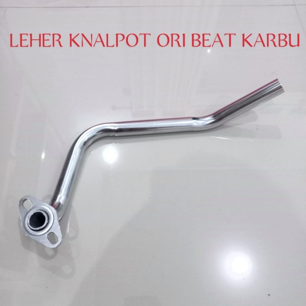 Leher sambungan knalpot standar BEAT karbu/leheran knalpot ORI Honda BEAT karbu