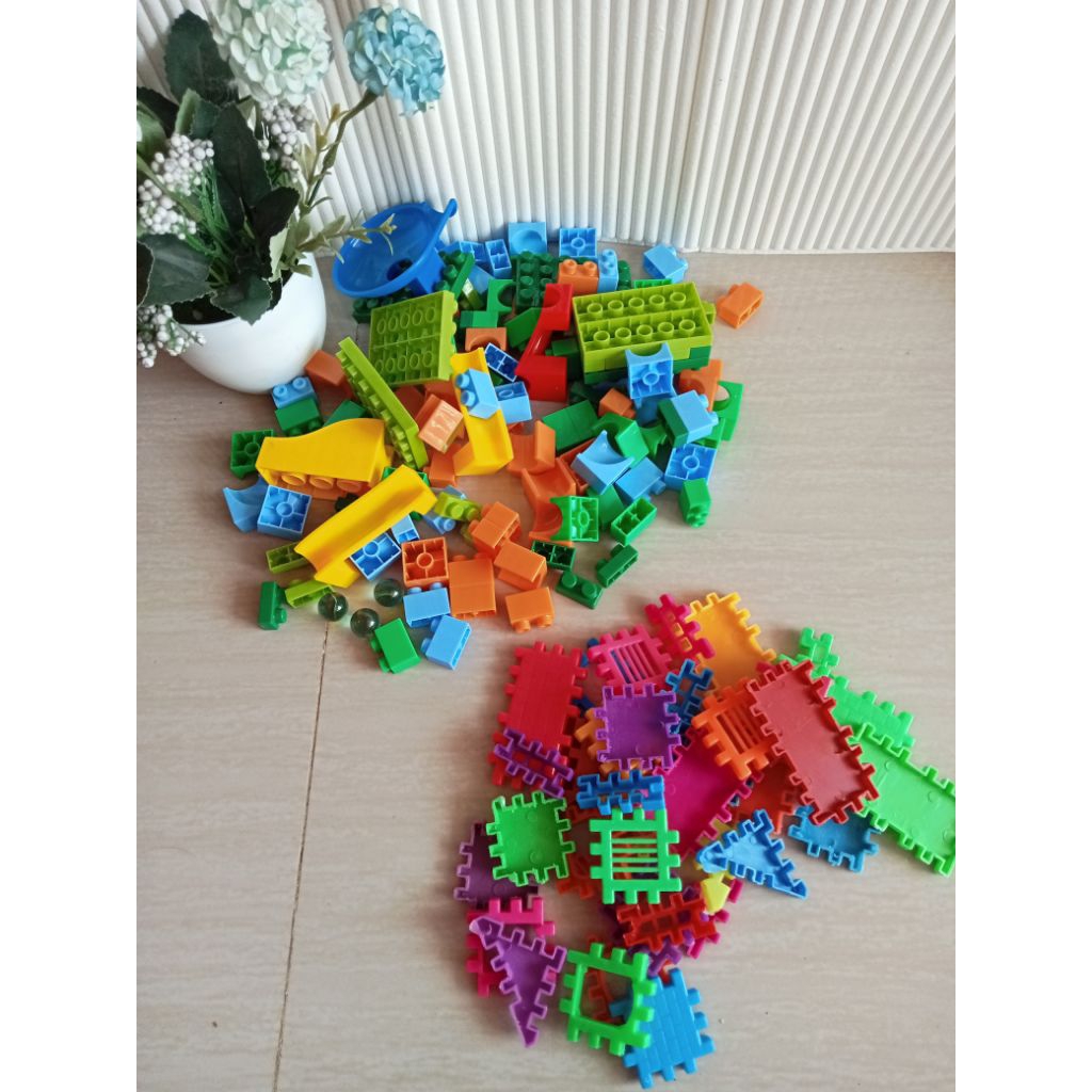 preloved mainan edukasi balok