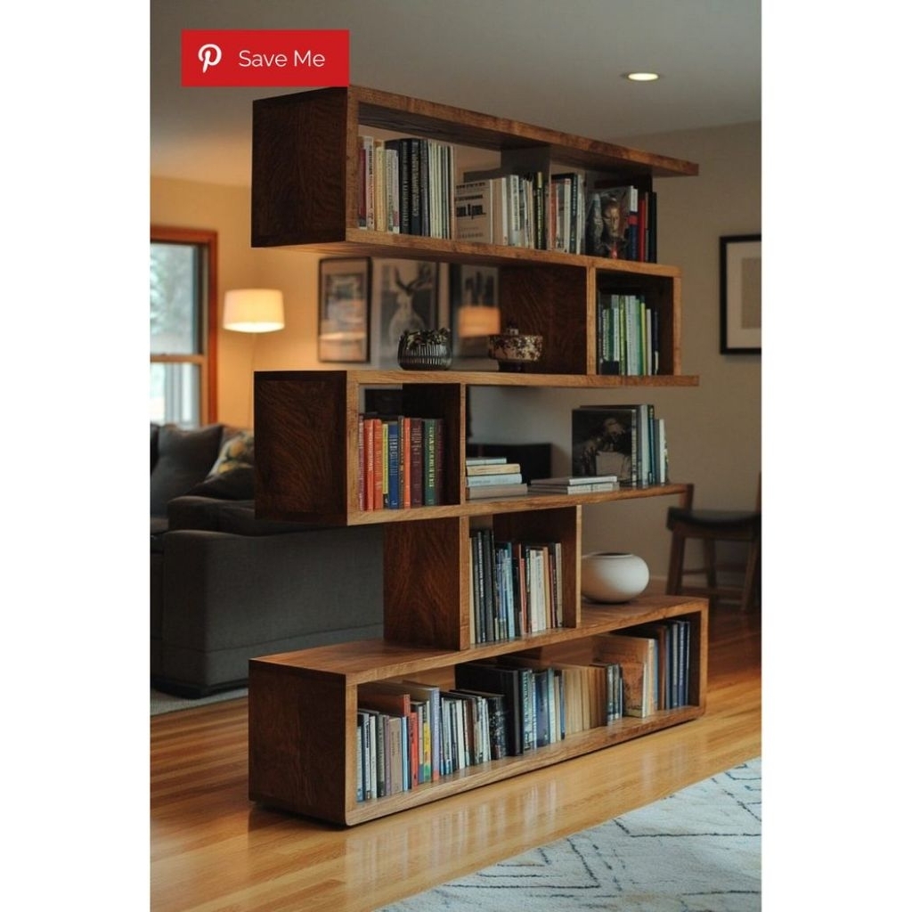 RAK BUKU MINIMALIS KAYU JATI / RAK PAJANGAN KAYU JATI / RAK HIAS KAYU JATI JATI