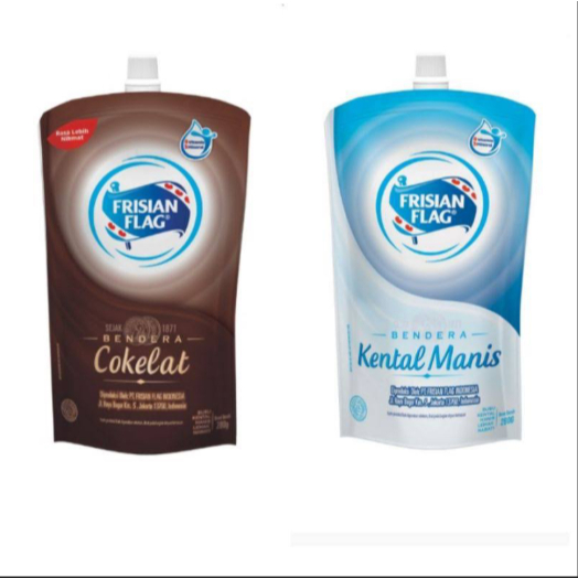 

Susu Frisian Flag POUCH Bendera Kental Manis 240Gr Vanilla 260Gr Pouch Coklat