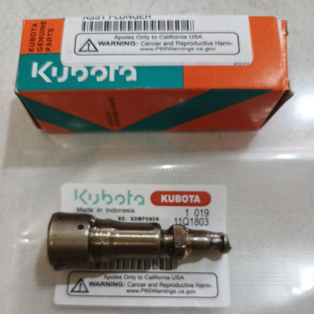 PLUNGER Pelancar Mesin Kubota KND 220 KND 250 Kubota Lama