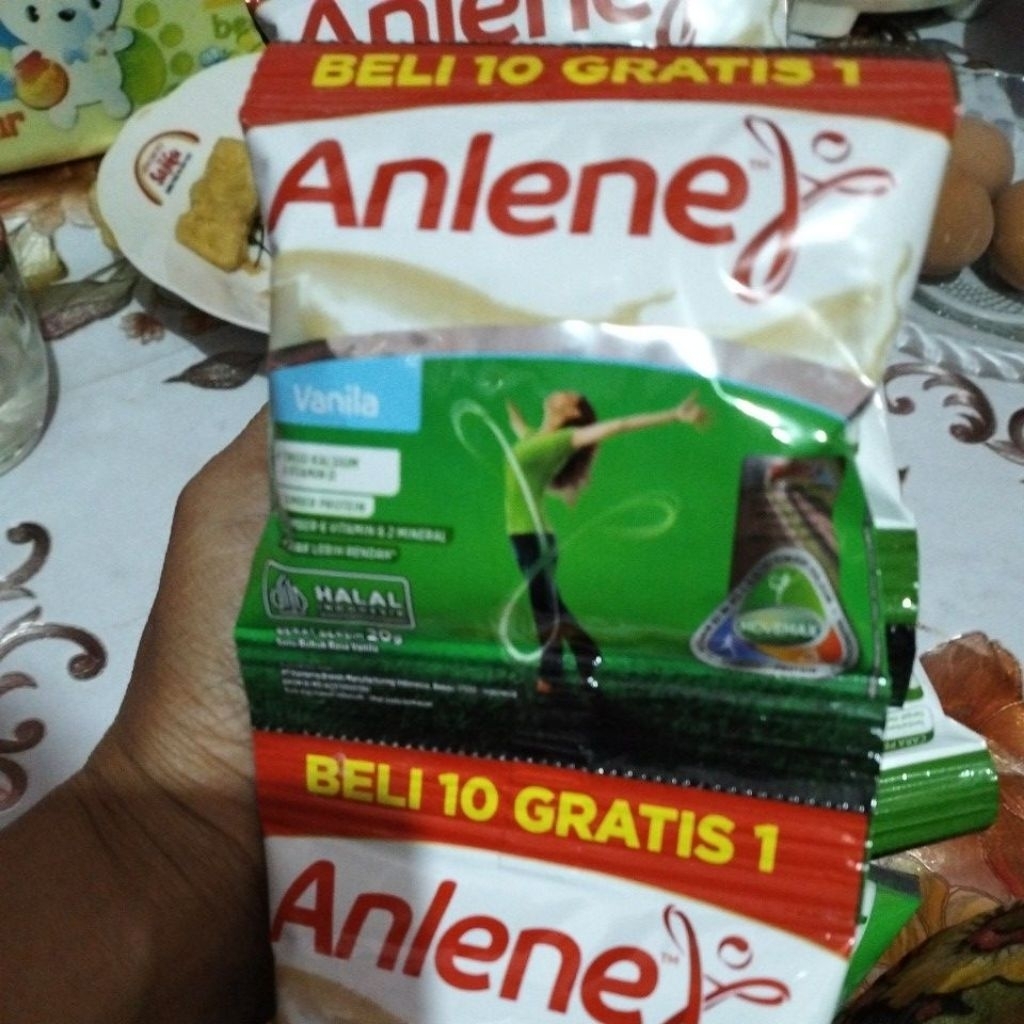 

susu anlene renteng isi 10 /anlene renteng