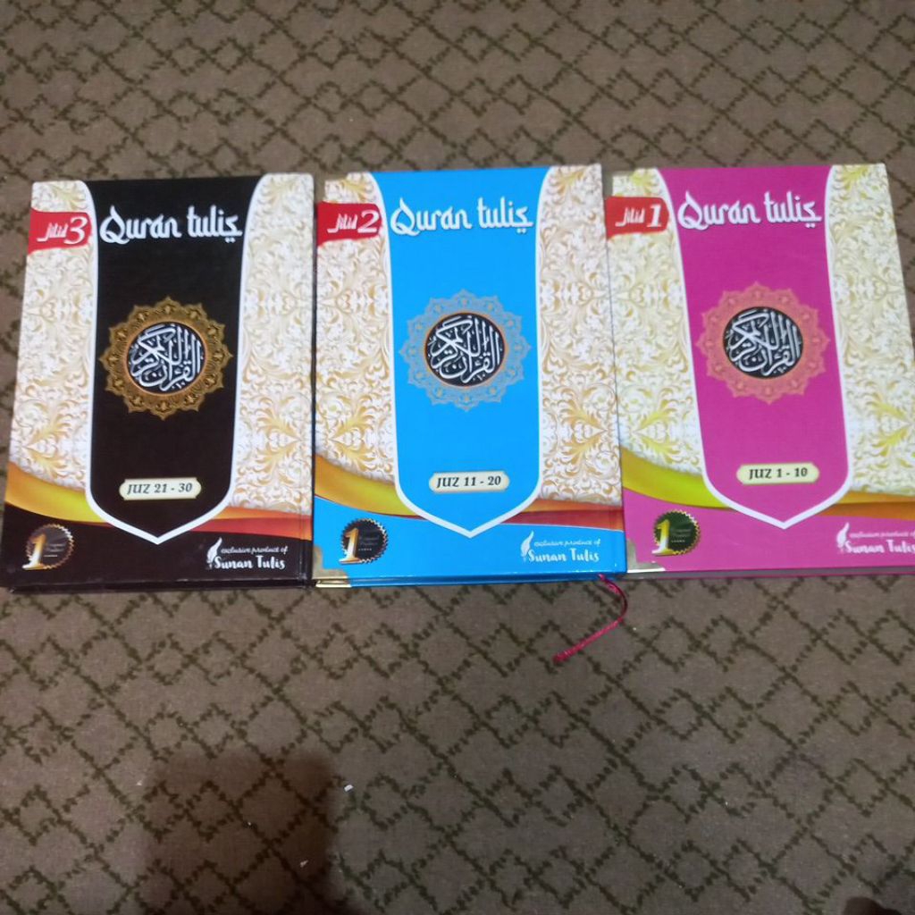 QURAN TULIS JILID 1-10 JILID 11-20 JILID 21-30 SUNAN TULIS