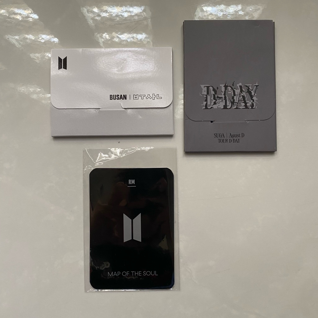 Mini Photocard MPC BTS yet to come in busan, DDAY agustd ver, Lightstick SE unsealed