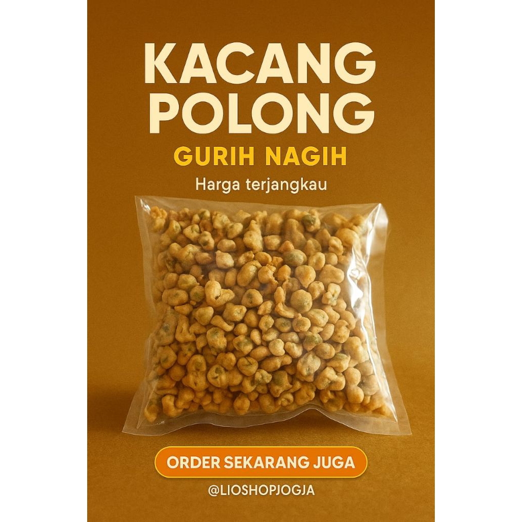 

Snack Kacang Polong 250gr