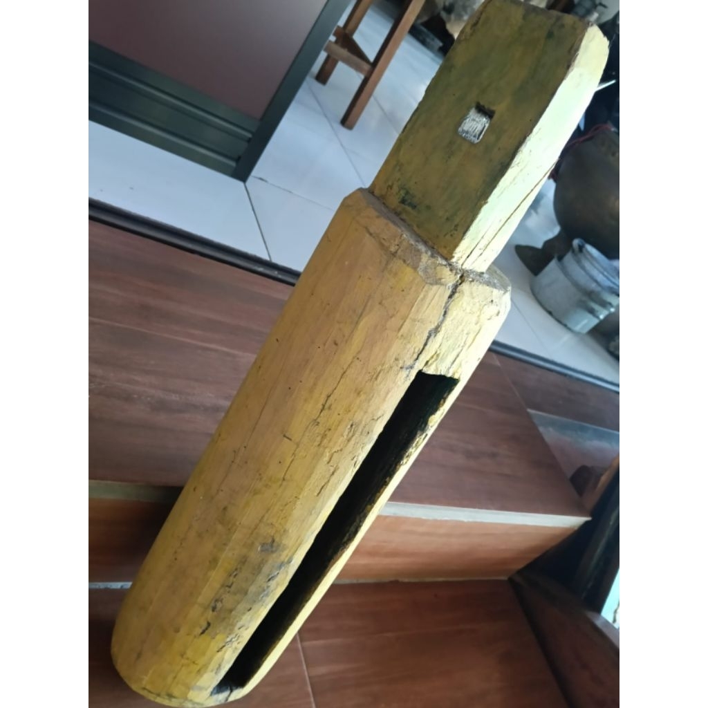 Kentongan kayu lawas barang djadoel klasik antik