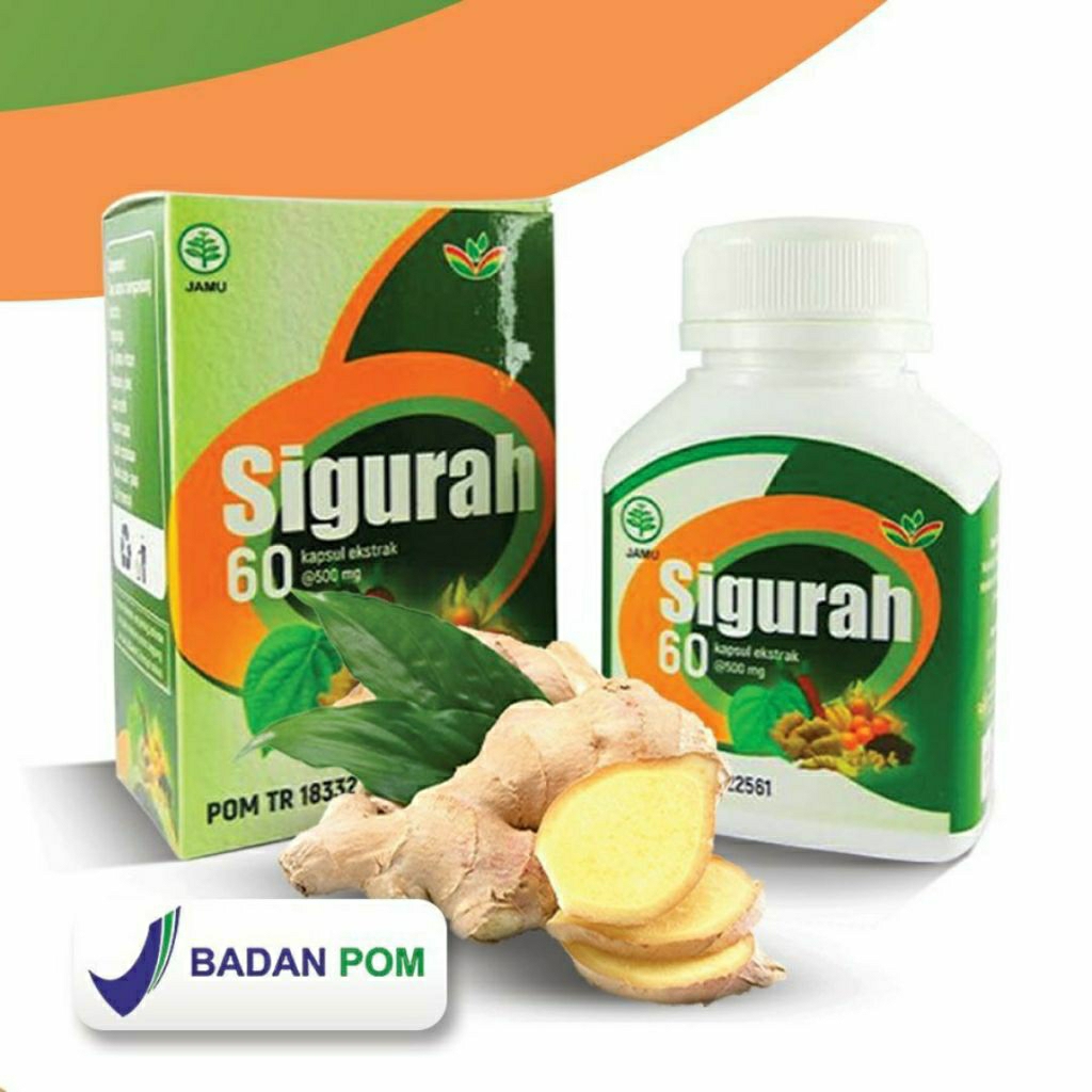 PROMO SIGURAH KAPSUL ISI 60 PC 100% OBAT HERBAL GURAH PERNAPASAN ASMA MENGI ORIGINAL GURAH JHP TERAS