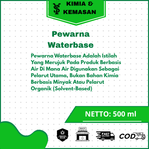 

Pewarna Waterbase 500 ml/ Pigment Liquid Waterbase / Pewarna Sabun-Slime-Cosmetic-Makanan