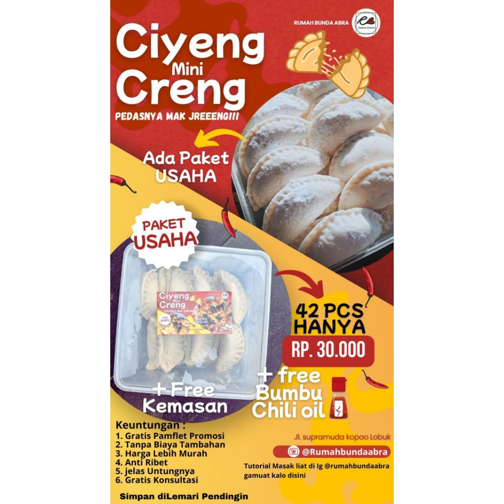 

Paket Usaha Ciyeng Creng