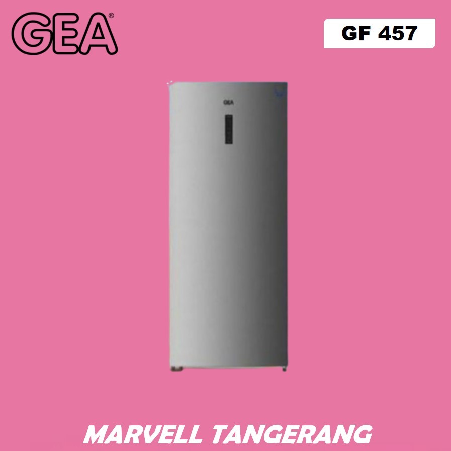 GEA GF 457 Upright Freezer Inverter & No Frost / Freezer 1 Pintu