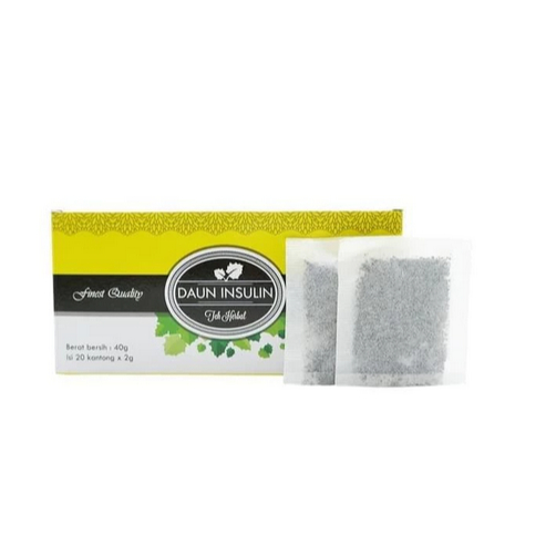 

teh herbal DAUN INSULIN kendimas isi 20 pcs @2g