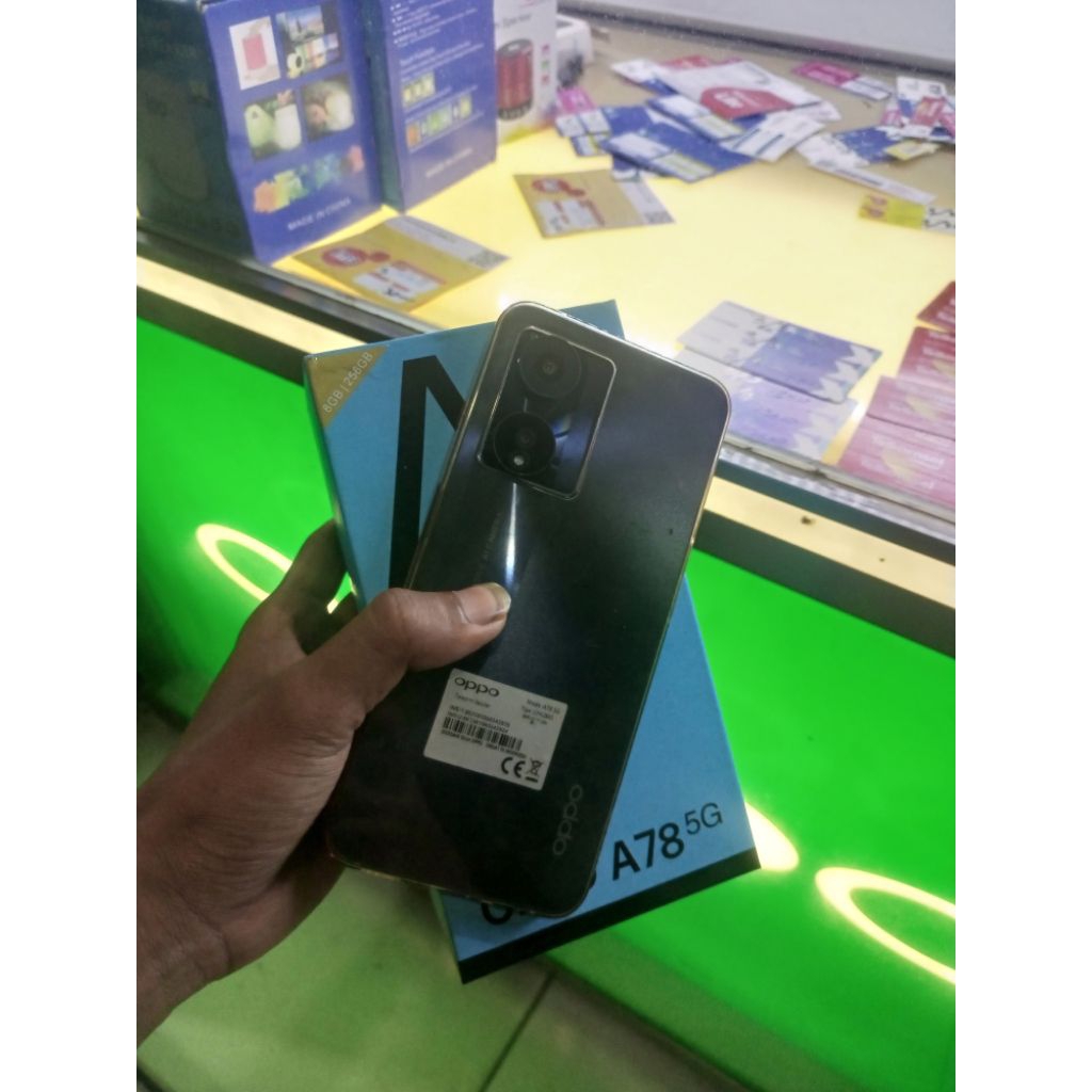 OPPO A78 5G 8 256 ORIAN BEKAS SEPERTI BARU YA