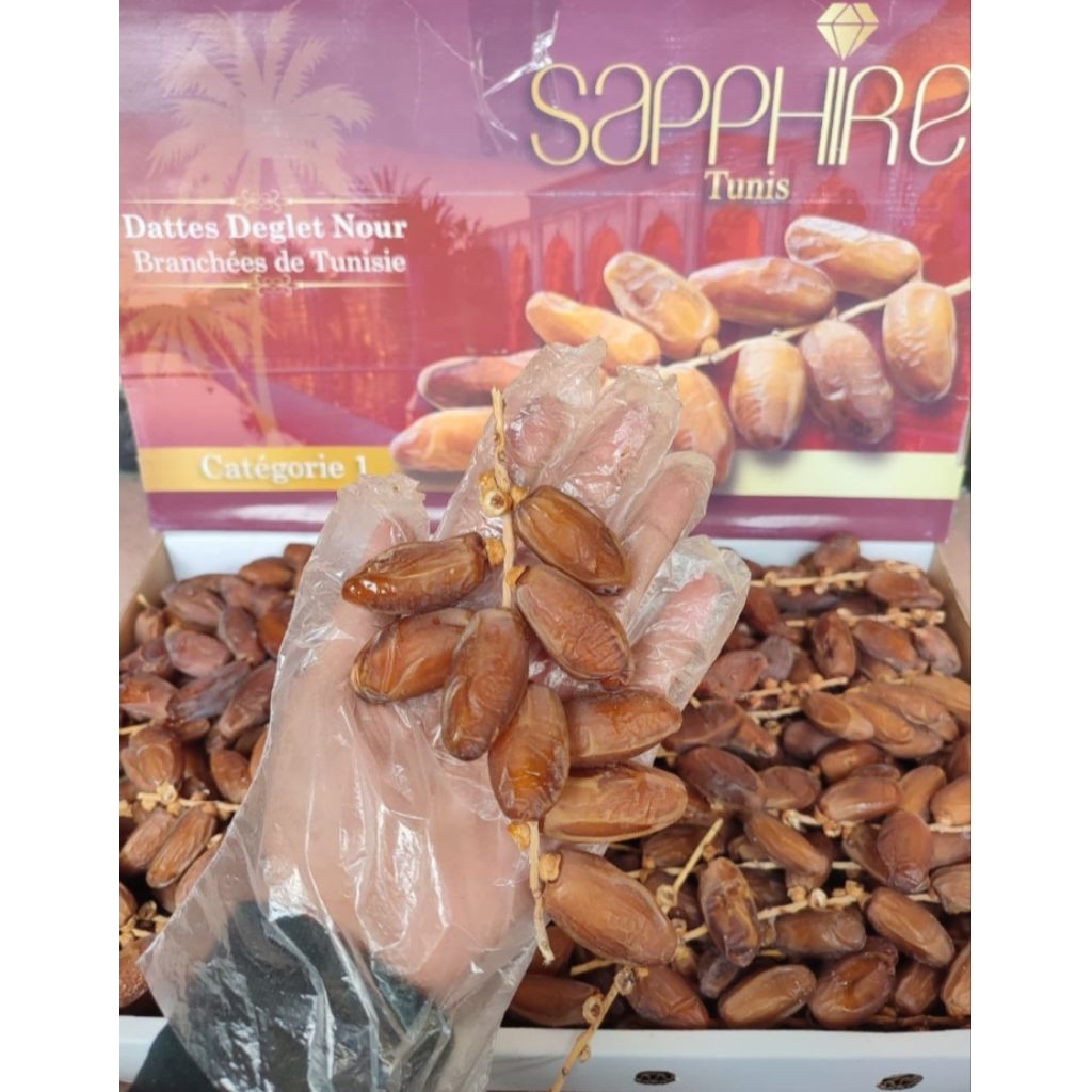 

Kurma Sapphire Tunis tangkai / Tunis tangkai 500gr /Repack sapphire / Oleh oleh haji.umroh