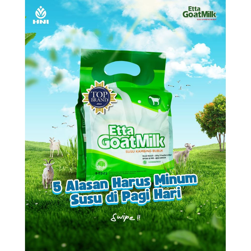 

Susu Kambing Ettawa - Etta Goat Milk HNI