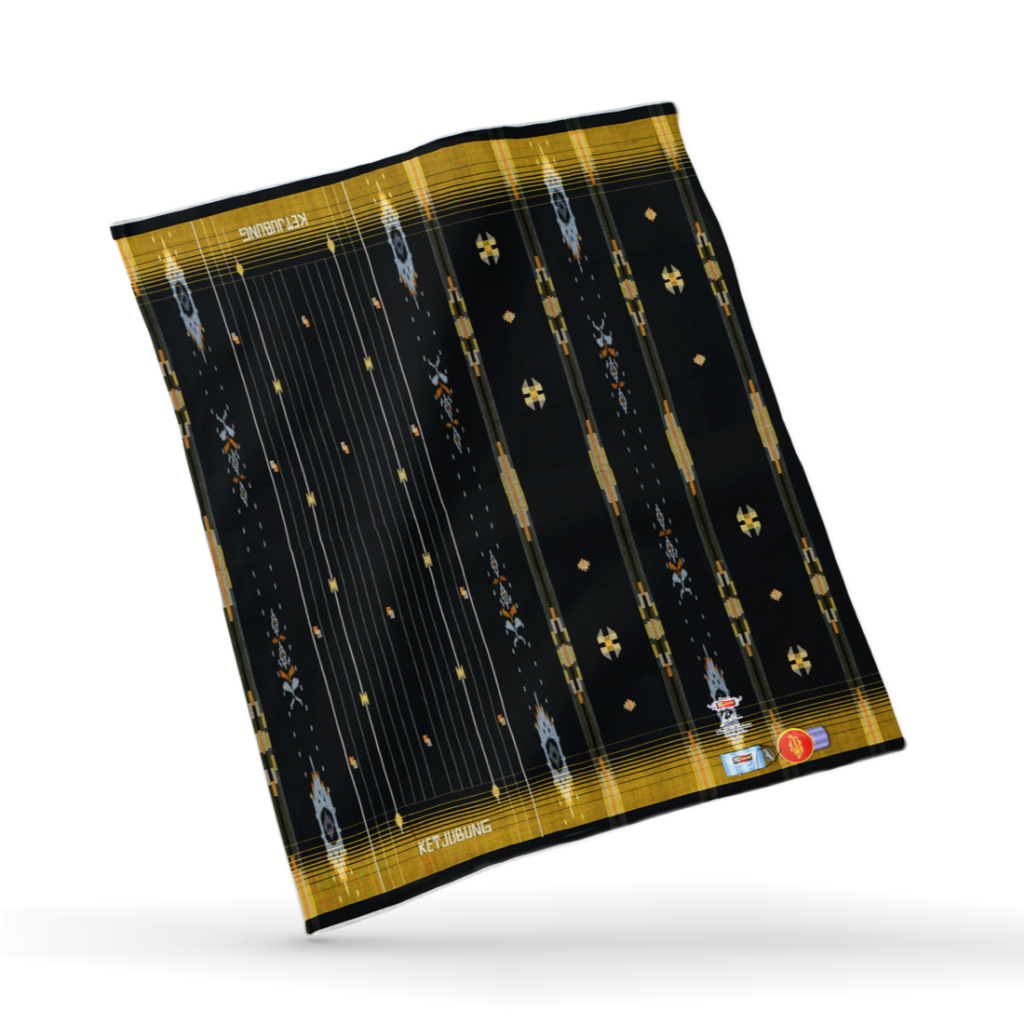 Sarung KETJUBUNG STYLE Motif SSI (Songket Strimin Ikat)