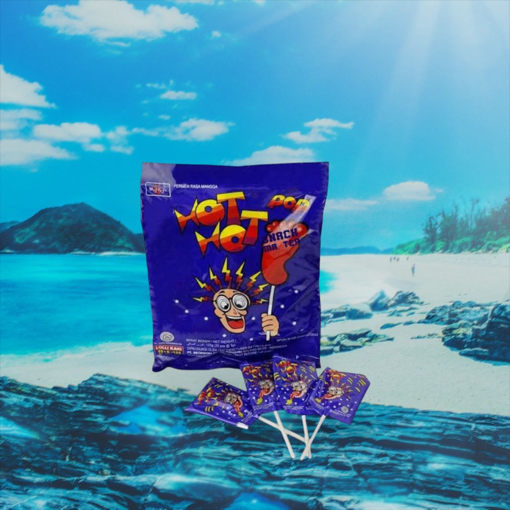 

Permen Kaki Hot hot rasa mangga isi 25 biji