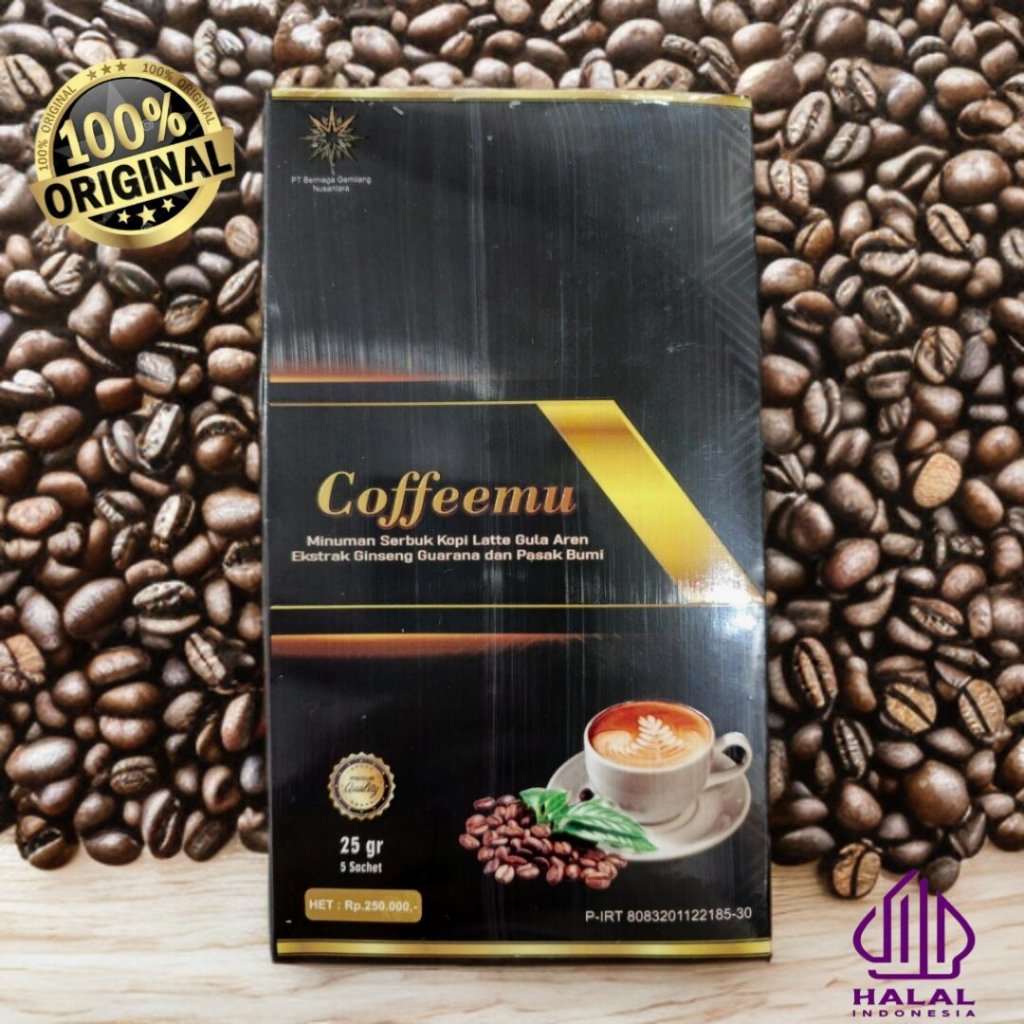 

COFFEEMU/KOPIMU 1 BOX ISI 5 SACHET ORIGINAL 100%