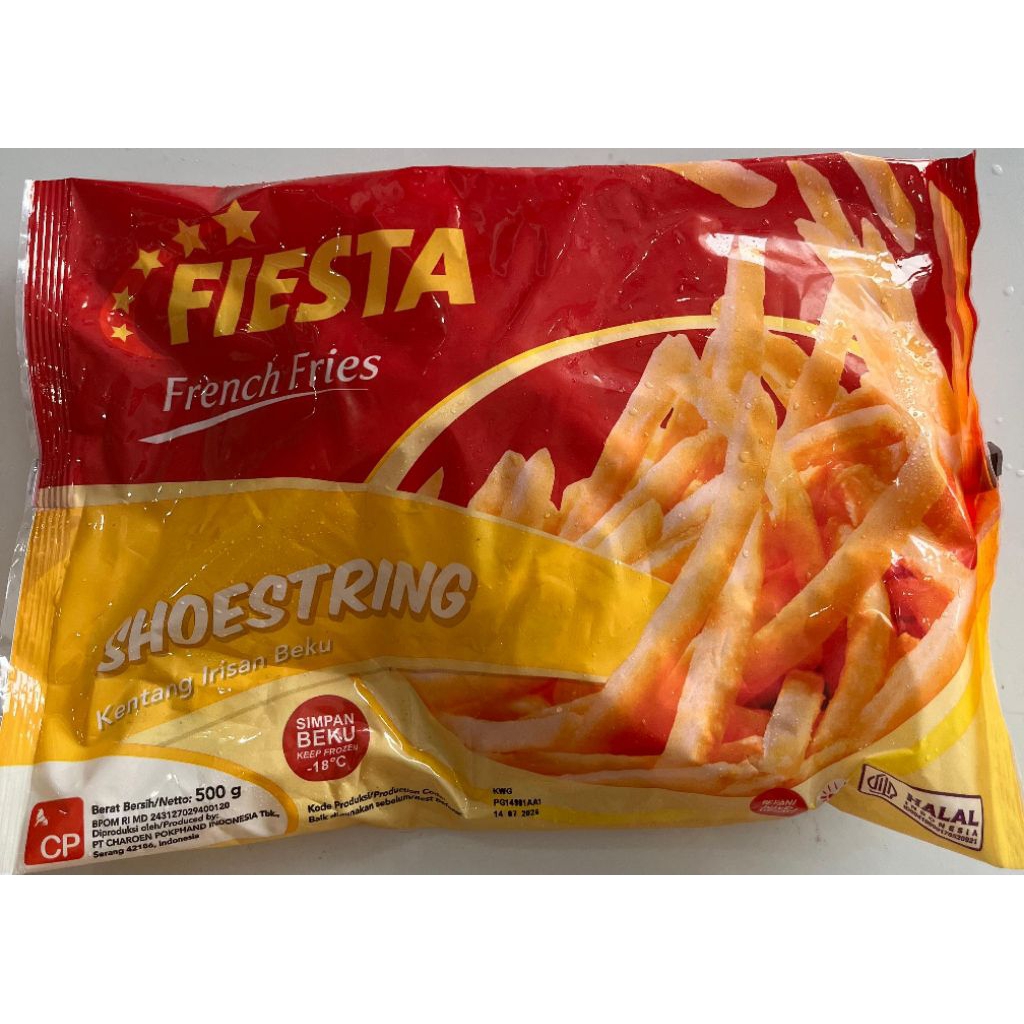 

FRENCH FRIES (KENTANG) IRISAN BEKU 3 VARIAN 500g