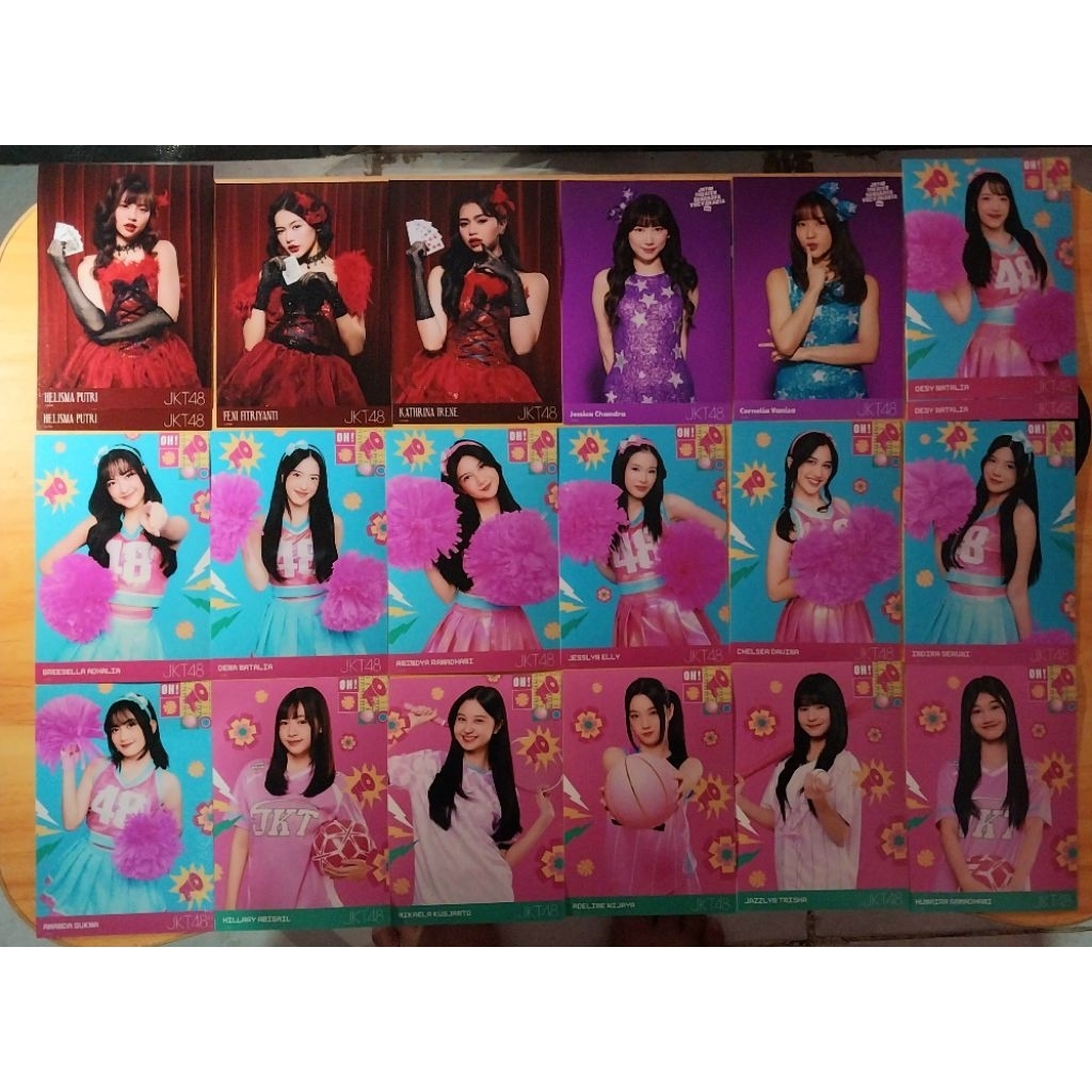 PHOTOPACK JKT48 ALL IN TOUR RAJA HATI FENI ELLY KATHRIN GO AND FIGHT DESY ANIN DENA INDIRA CHELSEA L