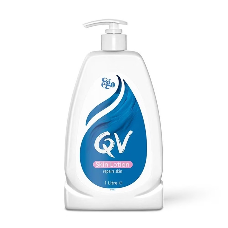 Ego QV Skin Lotion (Body Lotion For Mildly Dry + Sensitive & Eczema-Prone Skin) 1L