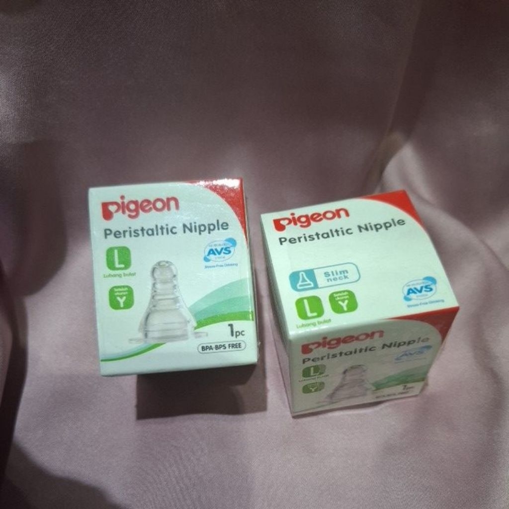 PIGEON PERISTALTIC NIPPLE UKURAN L