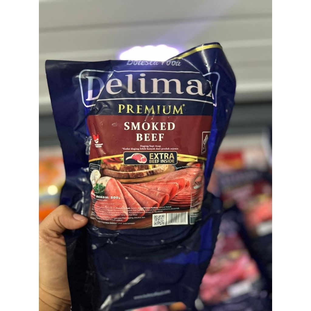 

DELIMAX SMOKED BEEF / DAGING SAPI SLICE 500GRAM
