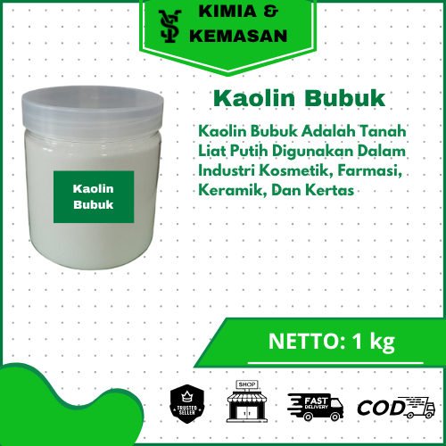 

Kaolin Clay (1kg) / Bubuk Kaolin