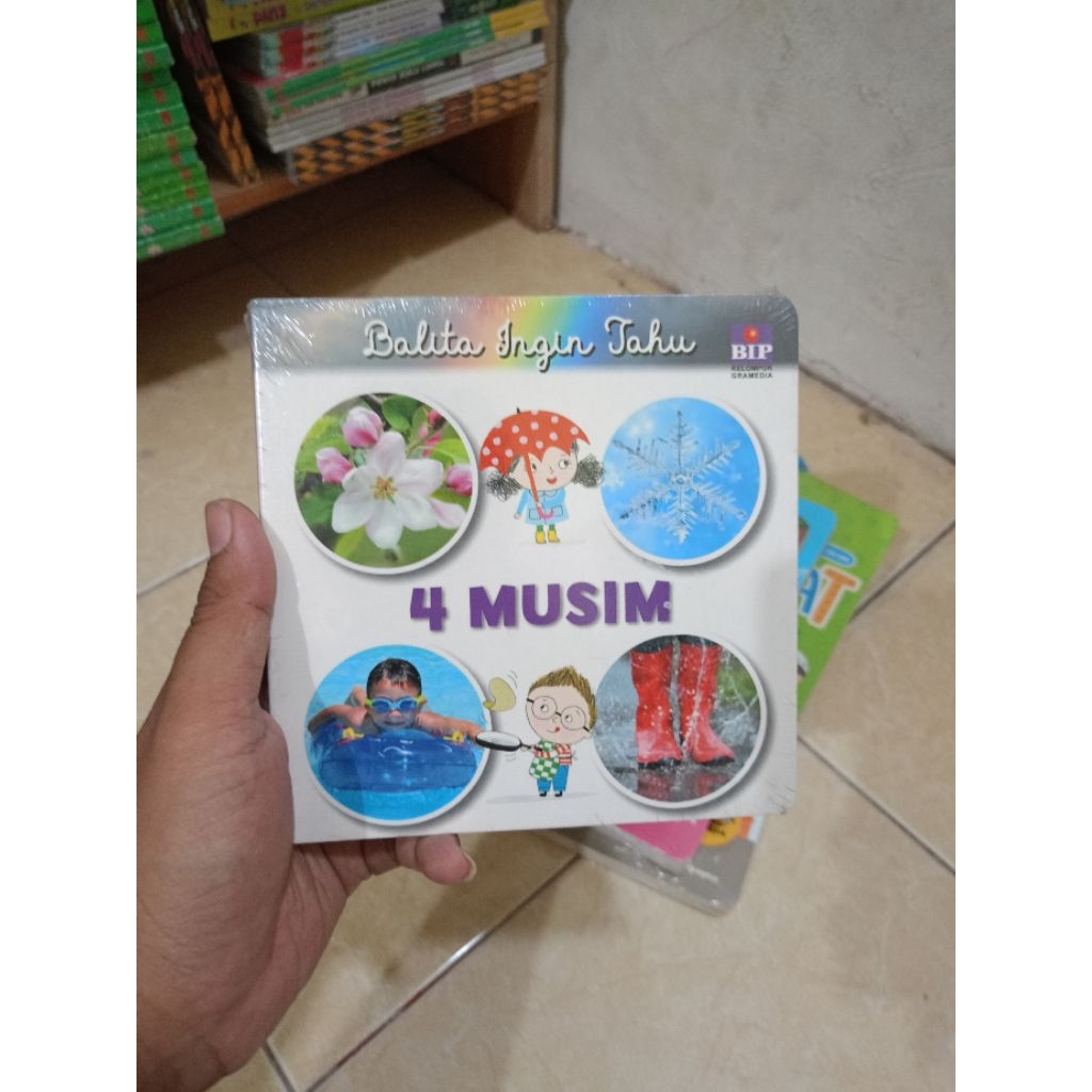 BOARDBOOK BALITA INGIN TAHU : 4 MUSIM - Buku anak promo