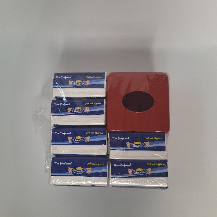 Clean Plus Pop Up 130's Bundling 6 Free Kotak Tisu  - Tisu Wajah