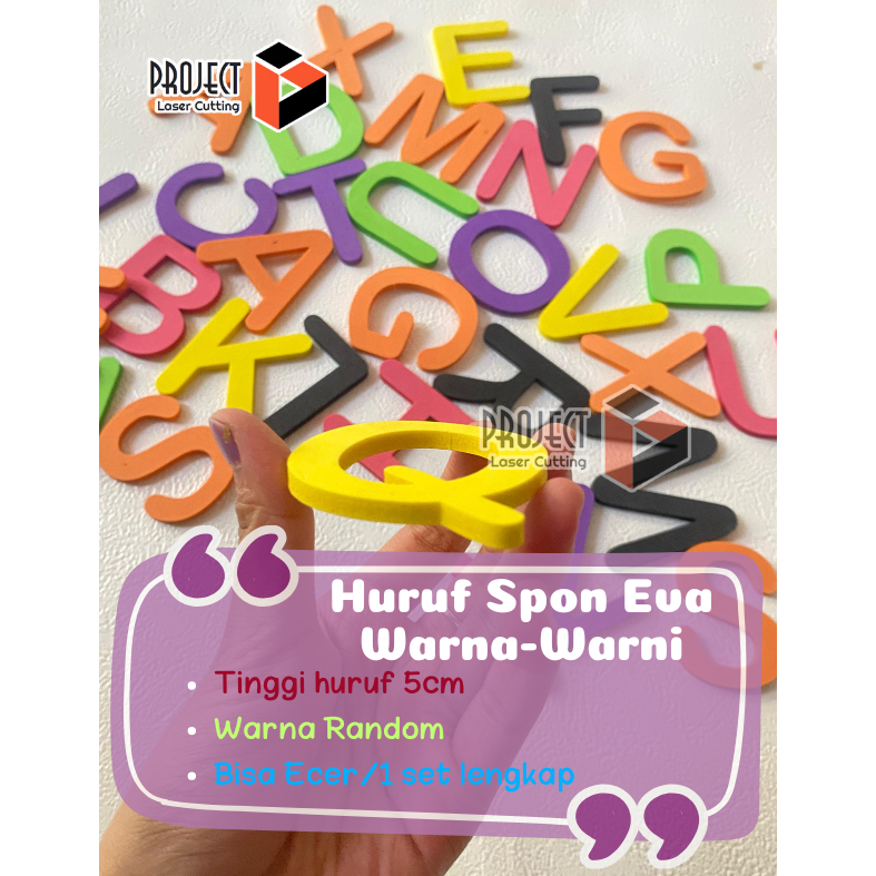 HURUF SPON EVA WARNA WARNI/ABJAD SPON EVA/ABJAD BELAJAR ANAK /MAINAN EDUKASI/MEDIA PEMBELAJARAN