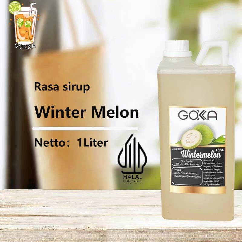 

GОKKA Syrup / Winter Melon Flavoured Sirup / Sirup Winter Melon 1L International Halal