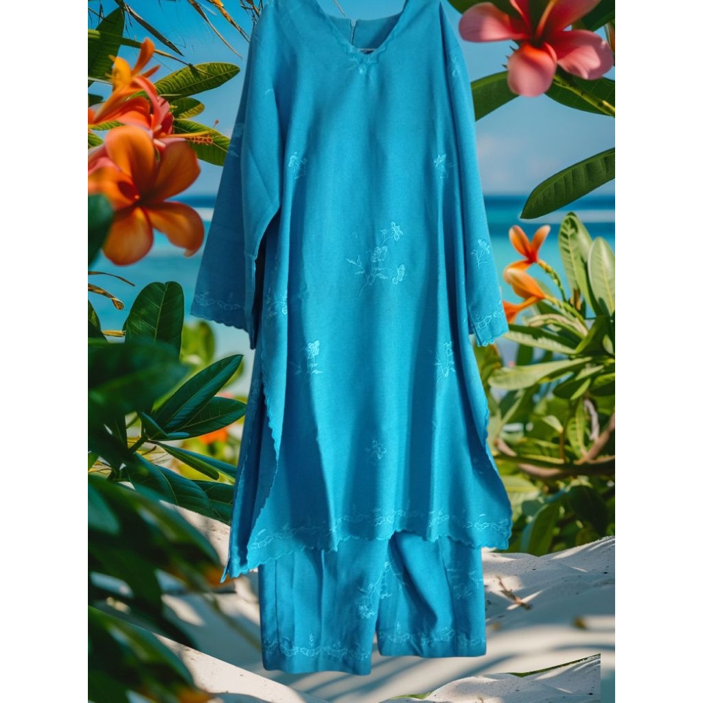 Prelove Set Setelan Atasan Tunik Dan Bawahan Wanita Baju Muslimah Wanita PL