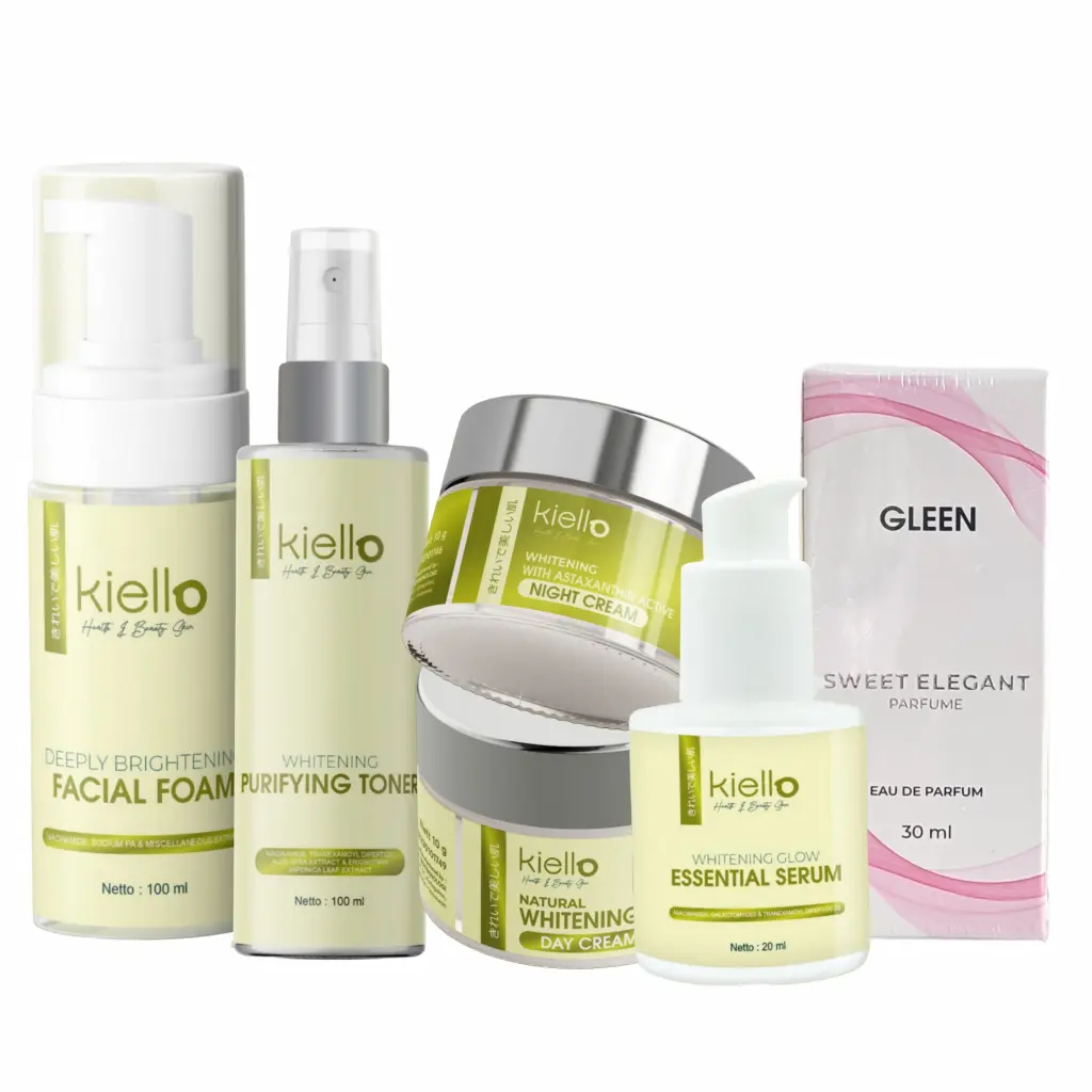 PAKET PREMIUM KIELLO WHITENING GLOW Free Parfum