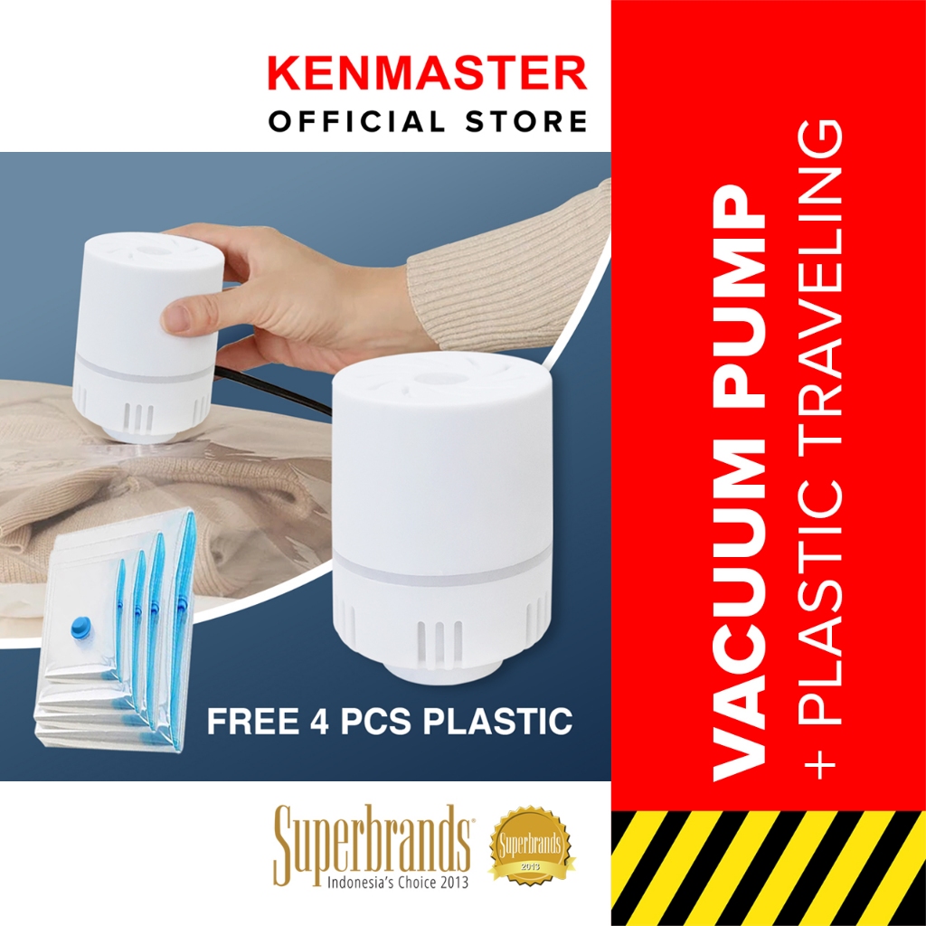 Pompa / Vacum Plas Traveling / Vacum Plastik Baju / Vacum Pakaian