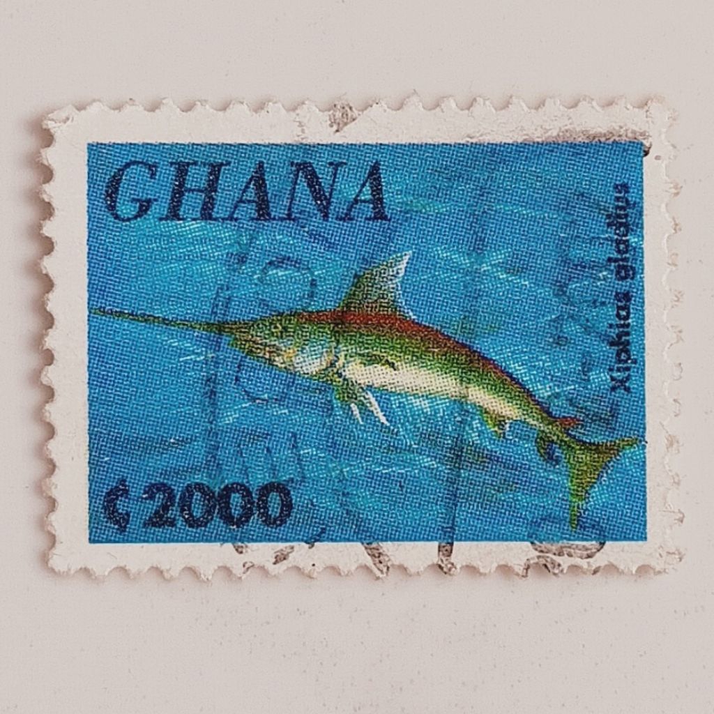

(AD) Perangko Ghana 1995 Tourism - Swordfish (Xiphias gladius) 2.000 cedi Used