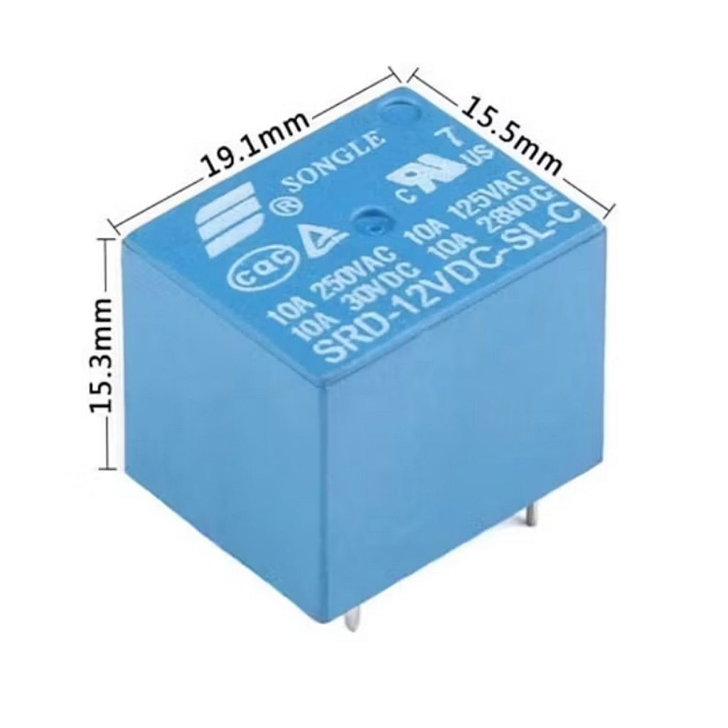 Relay 5 kaki 12v