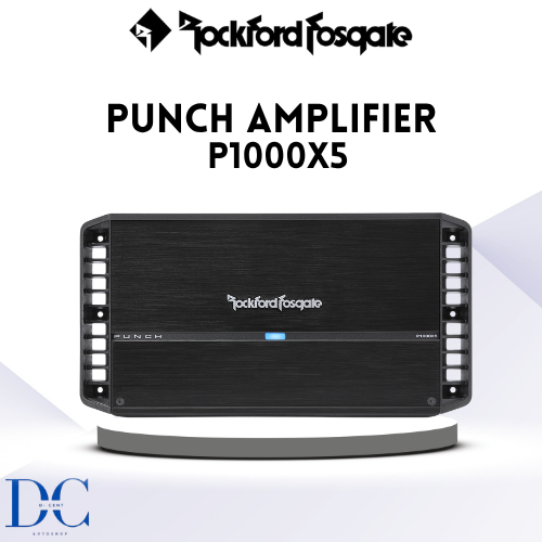 Rockford Fosgate Punch Amplifier - Punch P1000X5 - 5-Channel Power Amplifier - Amplifier Audio Mobil