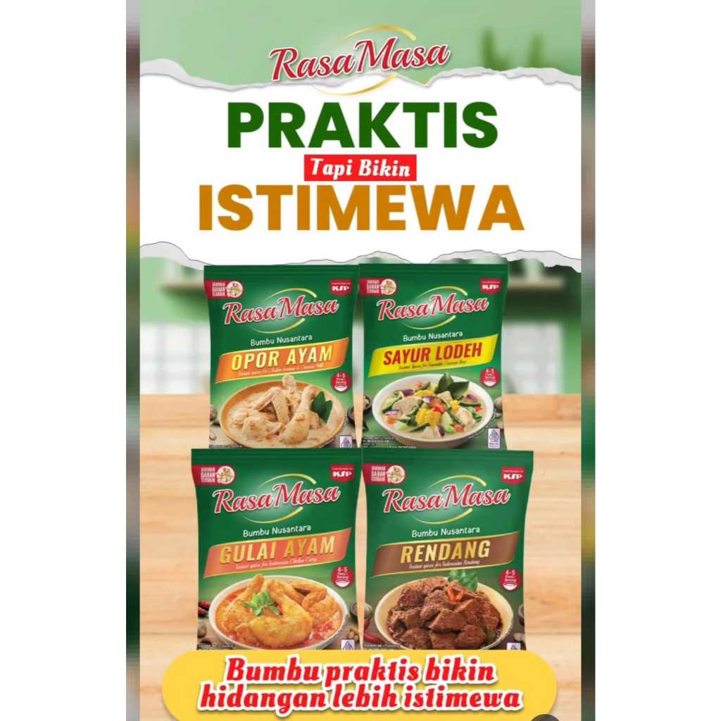 

Rasa Masa Bumbu Nusantara 40gr Ikan Goreng Tempe Tahu Rasamasa Bumbu Masak Instan Siap Saji Halal