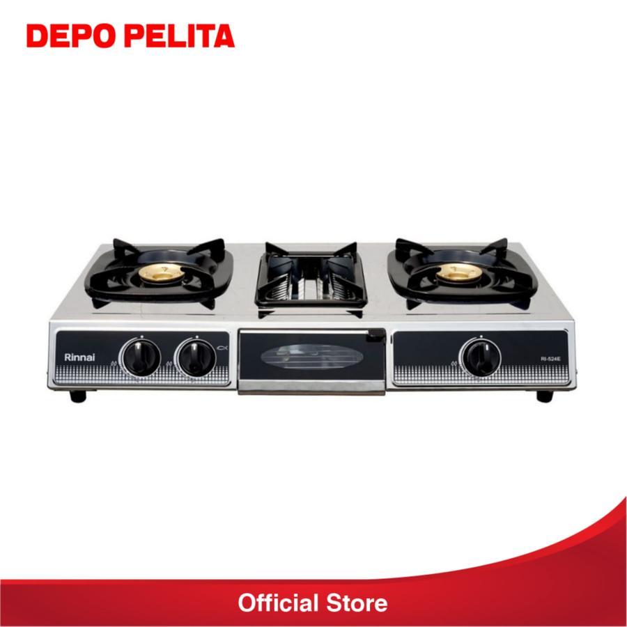 Kompor Rinnai 524E Kompor Gas 3 Tungku